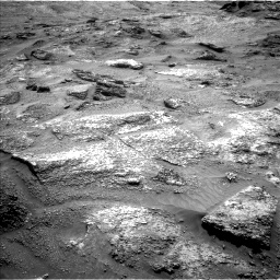 Nasa's Mars rover Curiosity acquired this image using its Left Navigation Camera on Sol 3202, at drive 988, site number 90