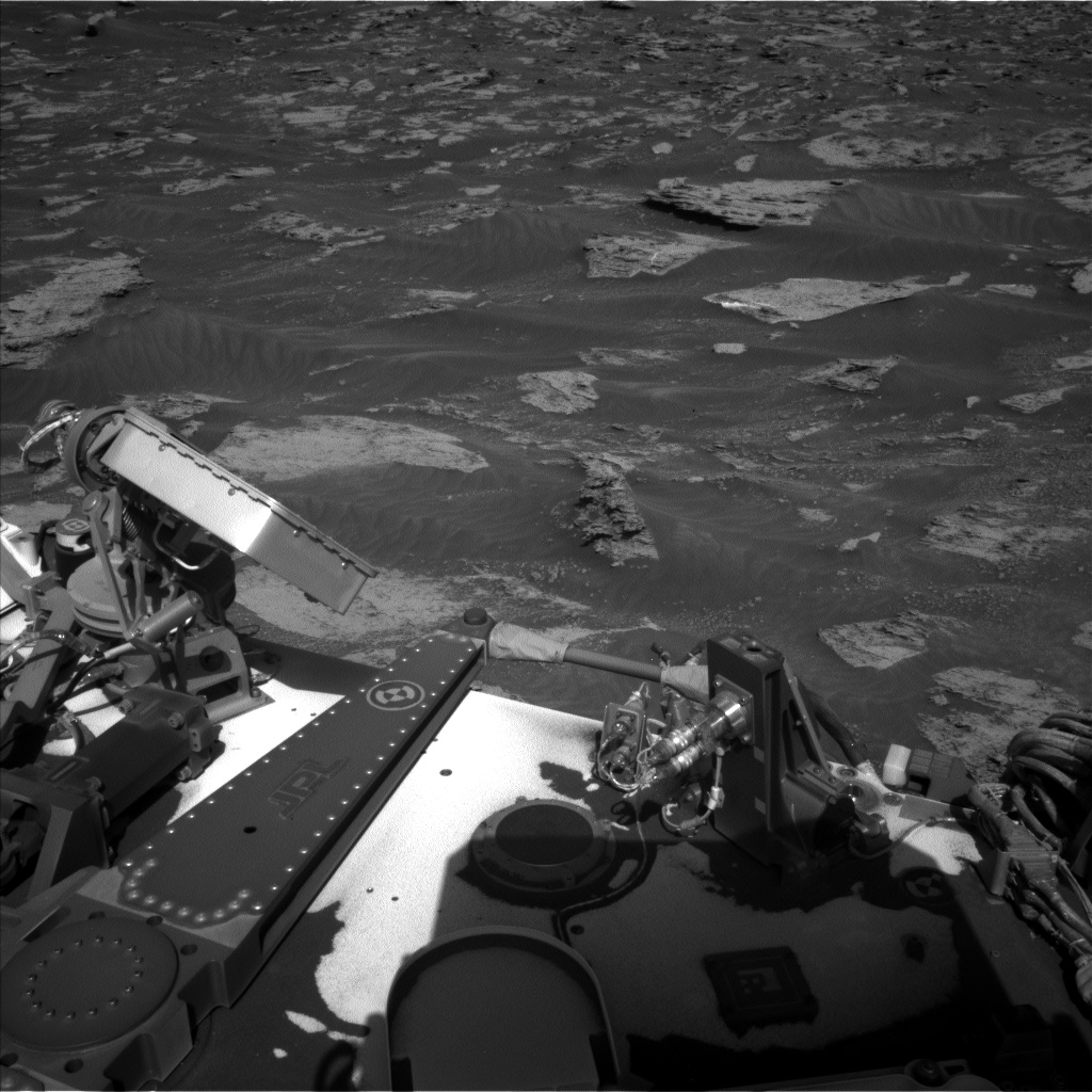Nasa's Mars rover Curiosity acquired this image using its Left Navigation Camera on Sol 3202, at drive 1102, site number 90