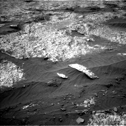 Nasa's Mars rover Curiosity acquired this image using its Left Navigation Camera on Sol 3203, at drive 1102, site number 90