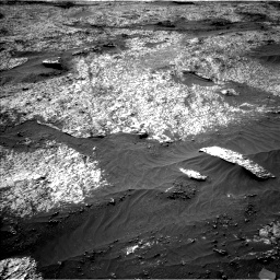Nasa's Mars rover Curiosity acquired this image using its Left Navigation Camera on Sol 3203, at drive 1108, site number 90