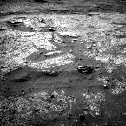 Nasa's Mars rover Curiosity acquired this image using its Left Navigation Camera on Sol 3203, at drive 1138, site number 90