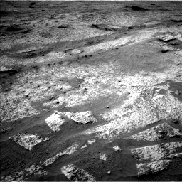 Nasa's Mars rover Curiosity acquired this image using its Left Navigation Camera on Sol 3203, at drive 1162, site number 90