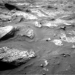 Nasa's Mars rover Curiosity acquired this image using its Left Navigation Camera on Sol 3203, at drive 1186, site number 90