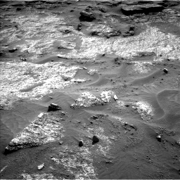 Nasa's Mars rover Curiosity acquired this image using its Left Navigation Camera on Sol 3203, at drive 1222, site number 90