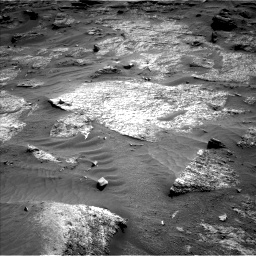 Nasa's Mars rover Curiosity acquired this image using its Left Navigation Camera on Sol 3203, at drive 1234, site number 90