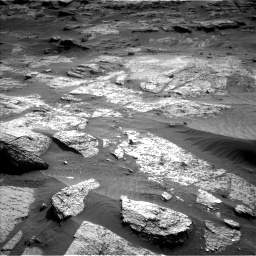 Nasa's Mars rover Curiosity acquired this image using its Left Navigation Camera on Sol 3203, at drive 1288, site number 90