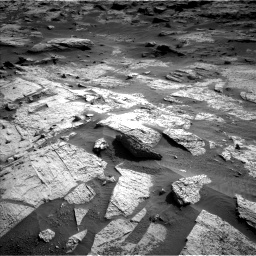 Nasa's Mars rover Curiosity acquired this image using its Left Navigation Camera on Sol 3203, at drive 1300, site number 90