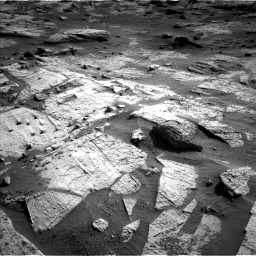 Nasa's Mars rover Curiosity acquired this image using its Left Navigation Camera on Sol 3203, at drive 1306, site number 90