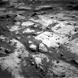 Nasa's Mars rover Curiosity acquired this image using its Left Navigation Camera on Sol 3203, at drive 1318, site number 90