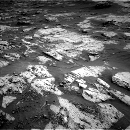 Nasa's Mars rover Curiosity acquired this image using its Left Navigation Camera on Sol 3204, at drive 1408, site number 90
