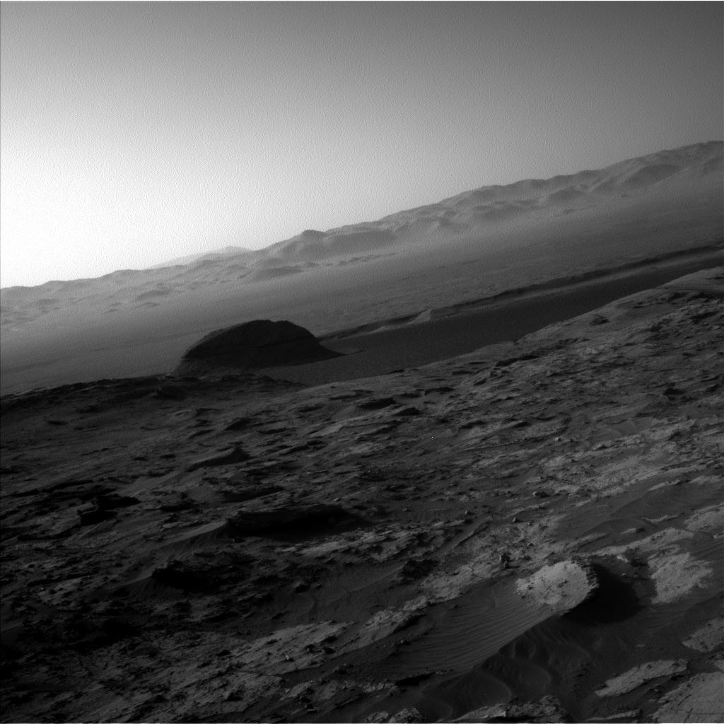 Nasa's Mars rover Curiosity acquired this image using its Left Navigation Camera on Sol 3204, at drive 1708, site number 90