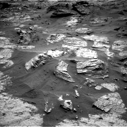 Nasa's Mars rover Curiosity acquired this image using its Left Navigation Camera on Sol 3209, at drive 1864, site number 90