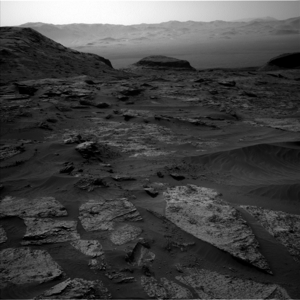 Nasa's Mars rover Curiosity acquired this image using its Left Navigation Camera on Sol 3209, at drive 1870, site number 90