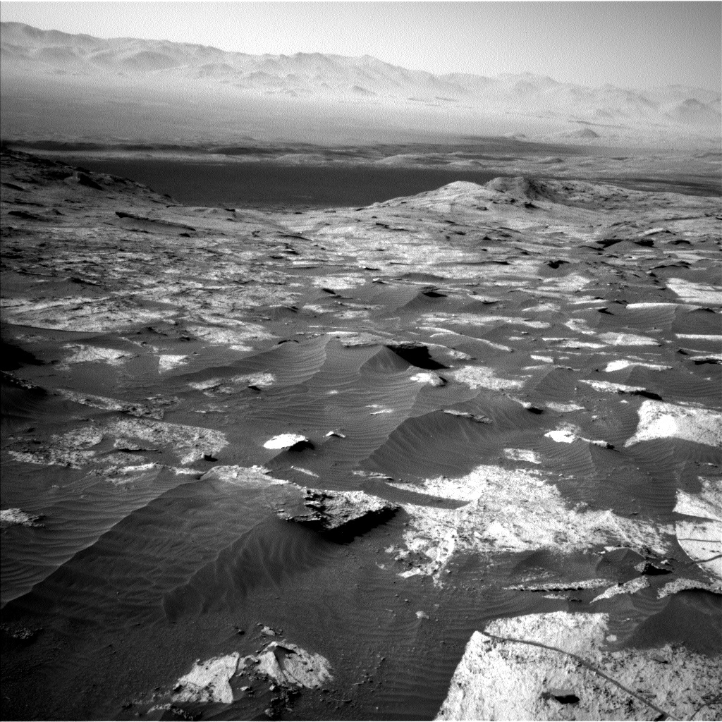 Nasa's Mars rover Curiosity acquired this image using its Left Navigation Camera on Sol 3209, at drive 1870, site number 90