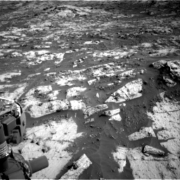 Nasa's Mars rover Curiosity acquired this image using its Right Navigation Camera on Sol 3209, at drive 1864, site number 90