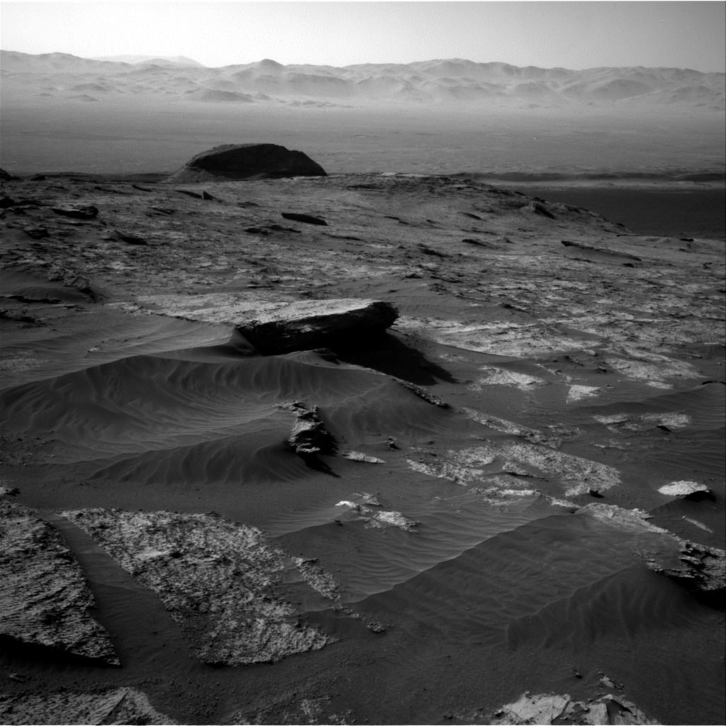 Nasa's Mars rover Curiosity acquired this image using its Right Navigation Camera on Sol 3209, at drive 1870, site number 90