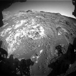 Nasa's Mars rover Curiosity acquired this image using its Front Hazard Avoidance Camera (Front Hazcam) on Sol 3210, at drive 2074, site number 90