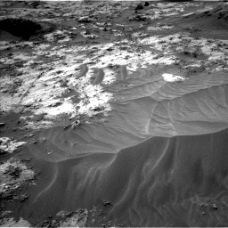 Nasa's Mars rover Curiosity acquired this image using its Left Navigation Camera on Sol 3210, at drive 1966, site number 90