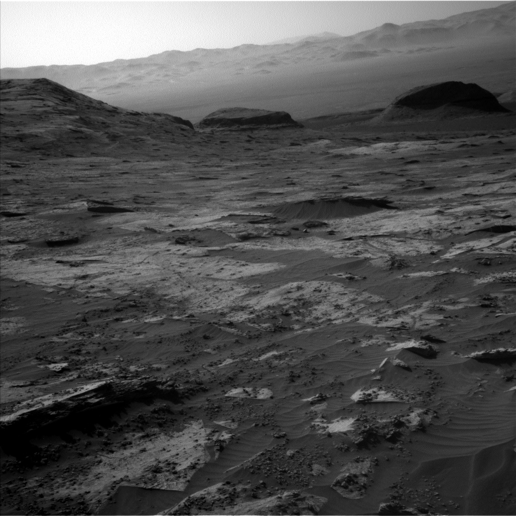 Nasa's Mars rover Curiosity acquired this image using its Left Navigation Camera on Sol 3210, at drive 2078, site number 90