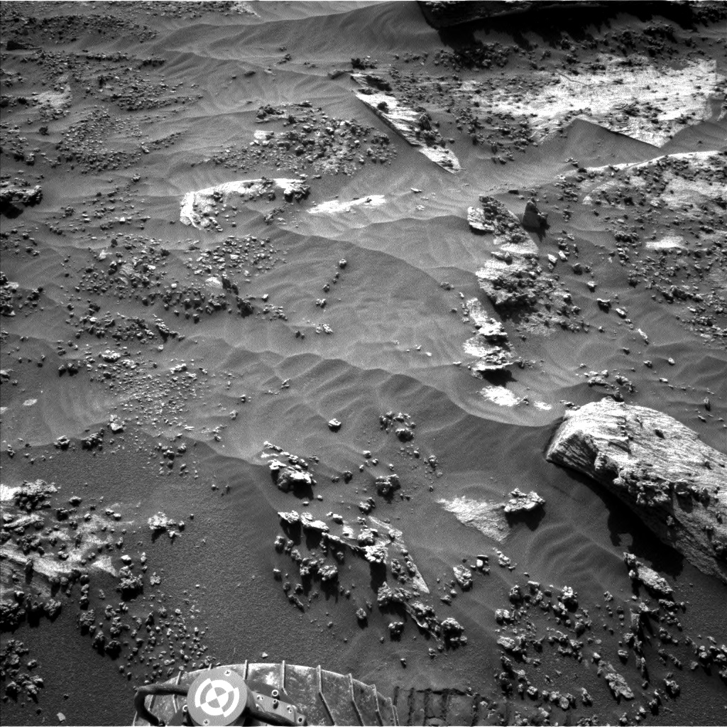 Nasa's Mars rover Curiosity acquired this image using its Left Navigation Camera on Sol 3210, at drive 2078, site number 90
