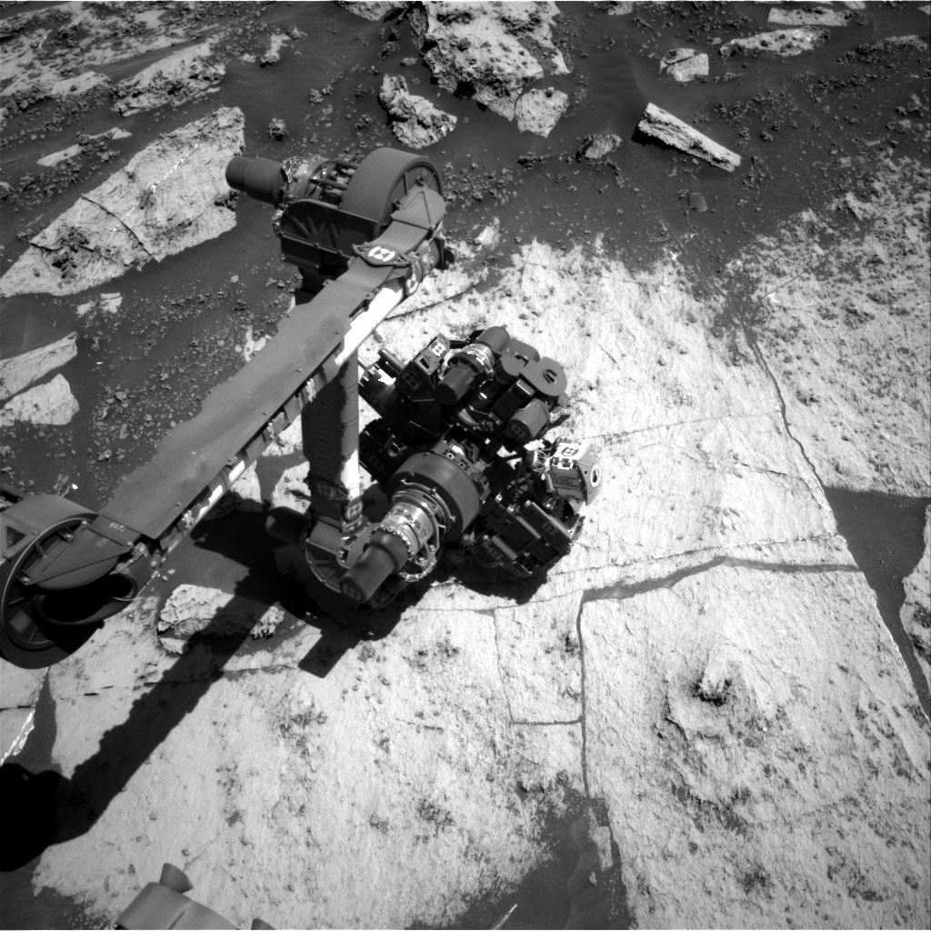 Nasa's Mars rover Curiosity acquired this image using its Right Navigation Camera on Sol 3210, at drive 1870, site number 90