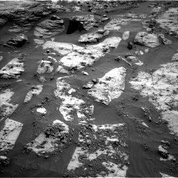 Nasa's Mars rover Curiosity acquired this image using its Left Navigation Camera on Sol 3211, at drive 2186, site number 90