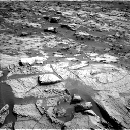 Nasa's Mars rover Curiosity acquired this image using its Left Navigation Camera on Sol 3212, at drive 2288, site number 90