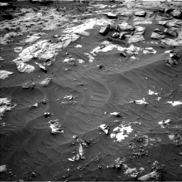 Nasa's Mars rover Curiosity acquired this image using its Left Navigation Camera on Sol 3212, at drive 2408, site number 90