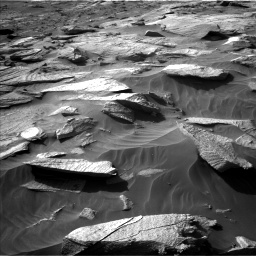 Nasa's Mars rover Curiosity acquired this image using its Left Navigation Camera on Sol 3212, at drive 2624, site number 90