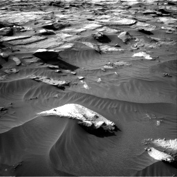Nasa's Mars rover Curiosity acquired this image using its Right Navigation Camera on Sol 3212, at drive 2600, site number 90