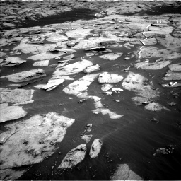 Nasa's Mars rover Curiosity acquired this image using its Left Navigation Camera on Sol 3216, at drive 2720, site number 90