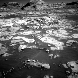 Nasa's Mars rover Curiosity acquired this image using its Left Navigation Camera on Sol 3216, at drive 2732, site number 90