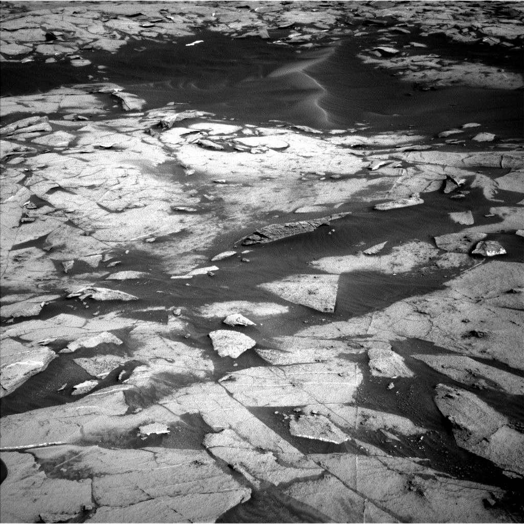 Nasa's Mars rover Curiosity acquired this image using its Left Navigation Camera on Sol 3216, at drive 2990, site number 90
