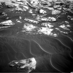 Nasa's Mars rover Curiosity acquired this image using its Right Navigation Camera on Sol 3216, at drive 2654, site number 90