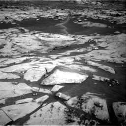 Nasa's Mars rover Curiosity acquired this image using its Right Navigation Camera on Sol 3216, at drive 2954, site number 90