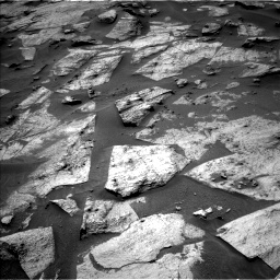 Nasa's Mars rover Curiosity acquired this image using its Left Navigation Camera on Sol 3217, at drive 3050, site number 90