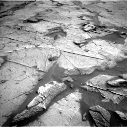 Nasa's Mars rover Curiosity acquired this image using its Left Navigation Camera on Sol 3217, at drive 3158, site number 90
