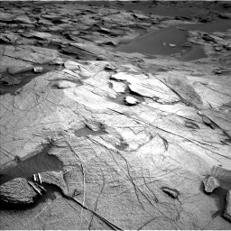 Nasa's Mars rover Curiosity acquired this image using its Left Navigation Camera on Sol 3217, at drive 3188, site number 90