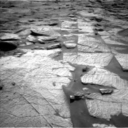 Nasa's Mars rover Curiosity acquired this image using its Left Navigation Camera on Sol 3217, at drive 3320, site number 90