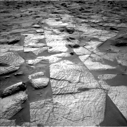 Nasa's Mars rover Curiosity acquired this image using its Left Navigation Camera on Sol 3217, at drive 3350, site number 90