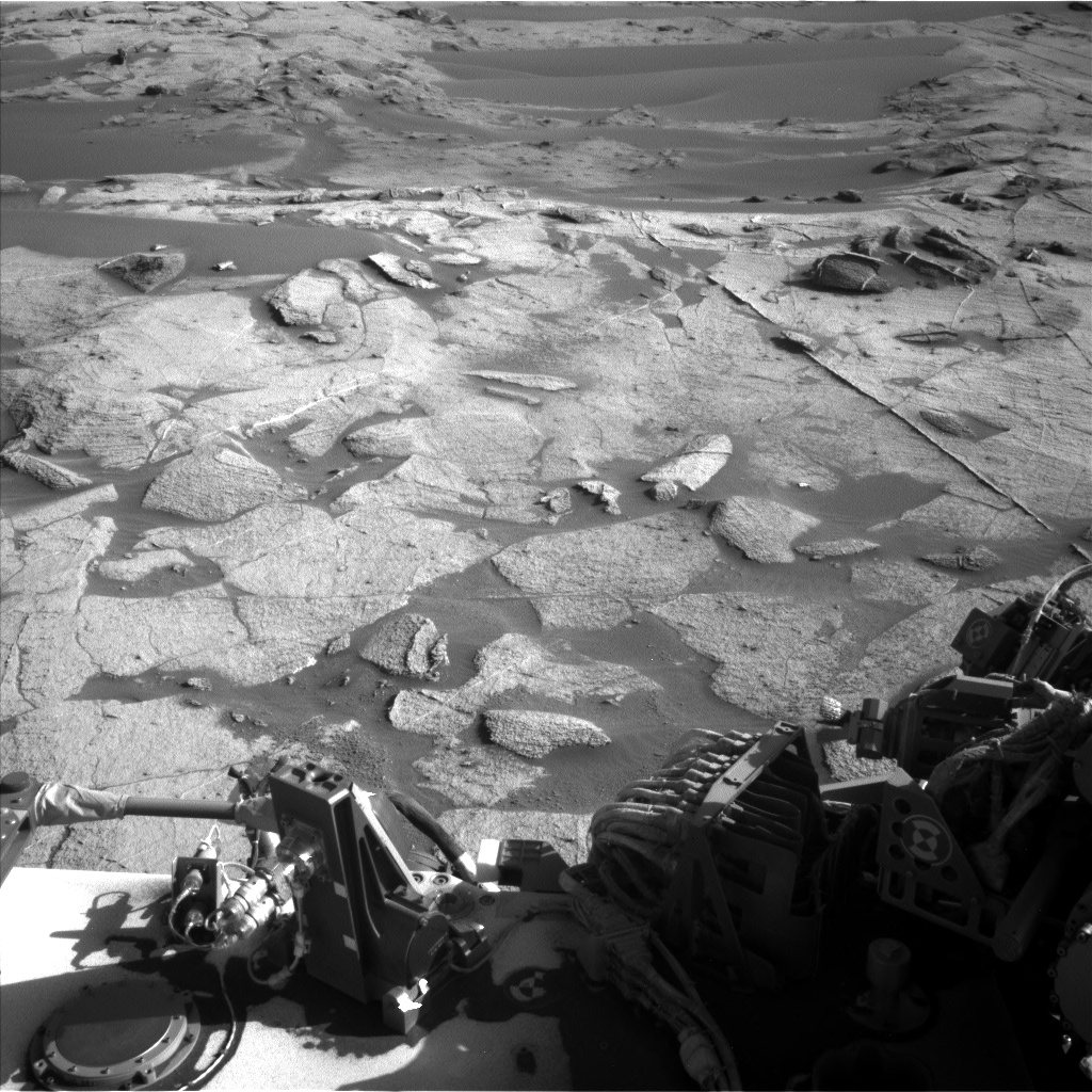 Nasa's Mars rover Curiosity acquired this image using its Left Navigation Camera on Sol 3217, at drive 0, site number 91
