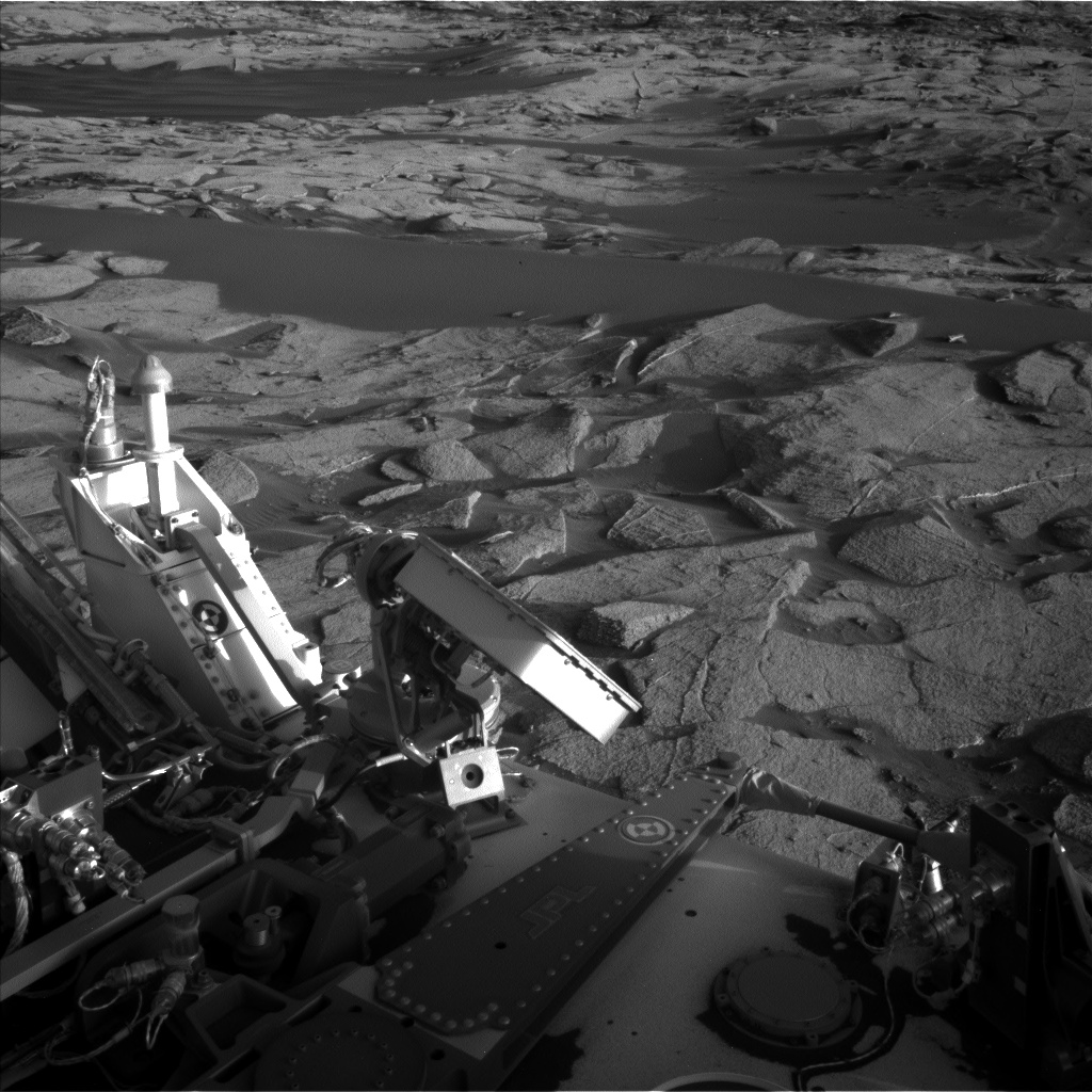 Nasa's Mars rover Curiosity acquired this image using its Left Navigation Camera on Sol 3217, at drive 0, site number 91