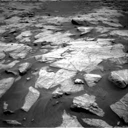 Nasa's Mars rover Curiosity acquired this image using its Right Navigation Camera on Sol 3217, at drive 3080, site number 90