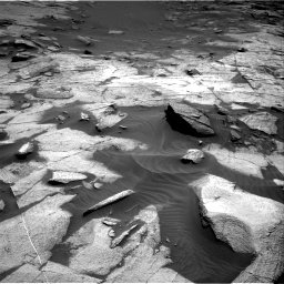 Nasa's Mars rover Curiosity acquired this image using its Right Navigation Camera on Sol 3217, at drive 3110, site number 90