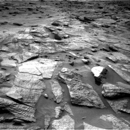 Nasa's Mars rover Curiosity acquired this image using its Right Navigation Camera on Sol 3217, at drive 3410, site number 90