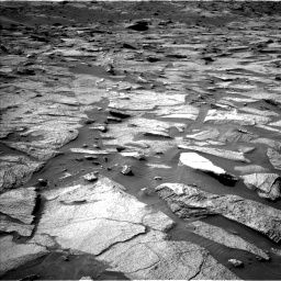 Nasa's Mars rover Curiosity acquired this image using its Left Navigation Camera on Sol 3219, at drive 30, site number 91
