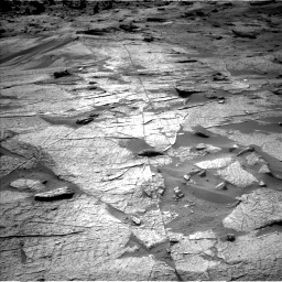 Nasa's Mars rover Curiosity acquired this image using its Left Navigation Camera on Sol 3219, at drive 240, site number 91