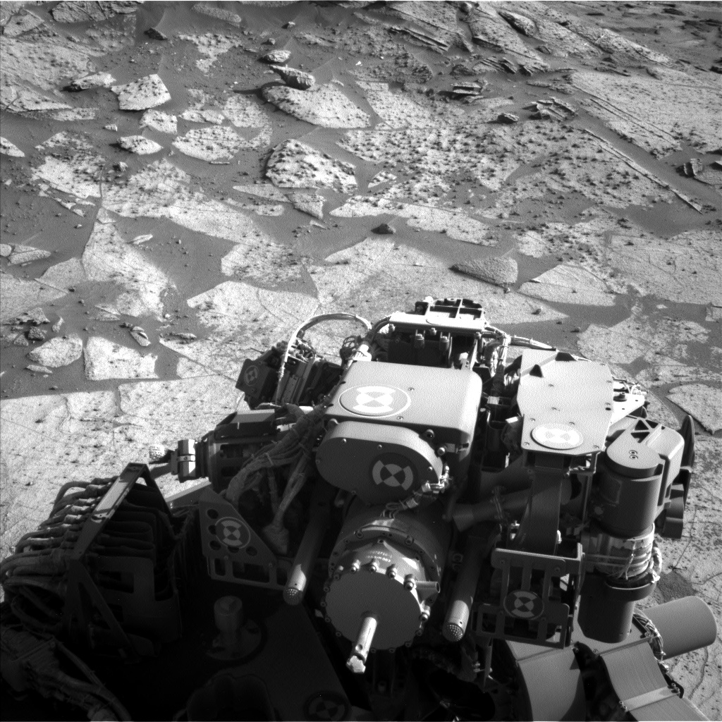 Nasa's Mars rover Curiosity acquired this image using its Left Navigation Camera on Sol 3219, at drive 258, site number 91