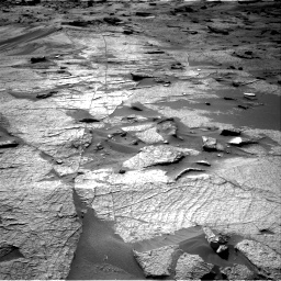 Nasa's Mars rover Curiosity acquired this image using its Right Navigation Camera on Sol 3219, at drive 234, site number 91