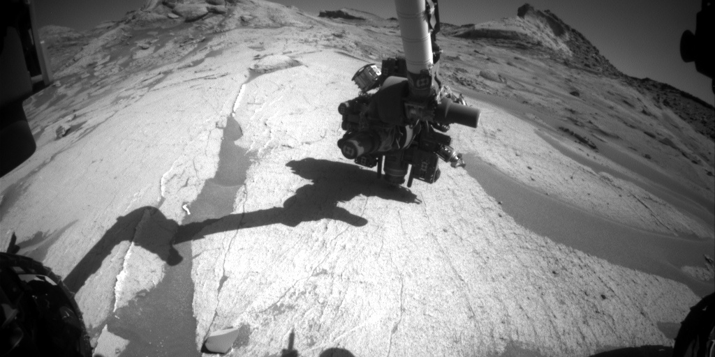 Nasa's Mars rover Curiosity acquired this image using its Front Hazard Avoidance Camera (Front Hazcam) on Sol 3229, at drive 390, site number 91